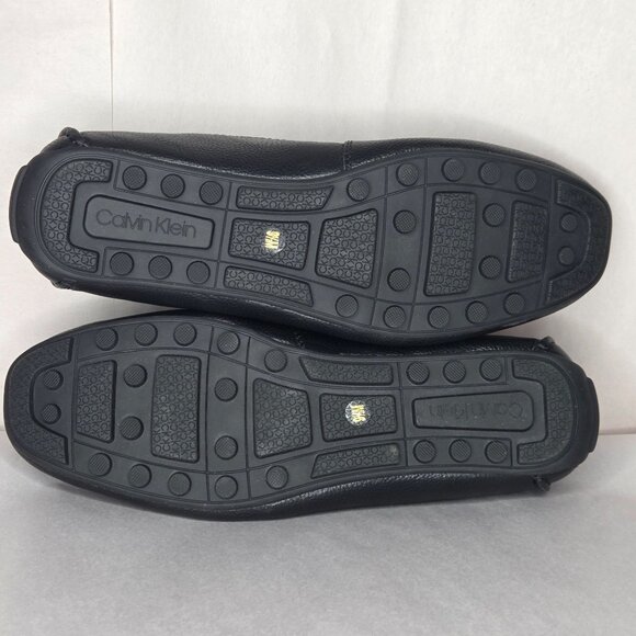 Calvin Klein Men's Otilis Casual Slip-On Black Logo Loafers - Picture 5 of 6